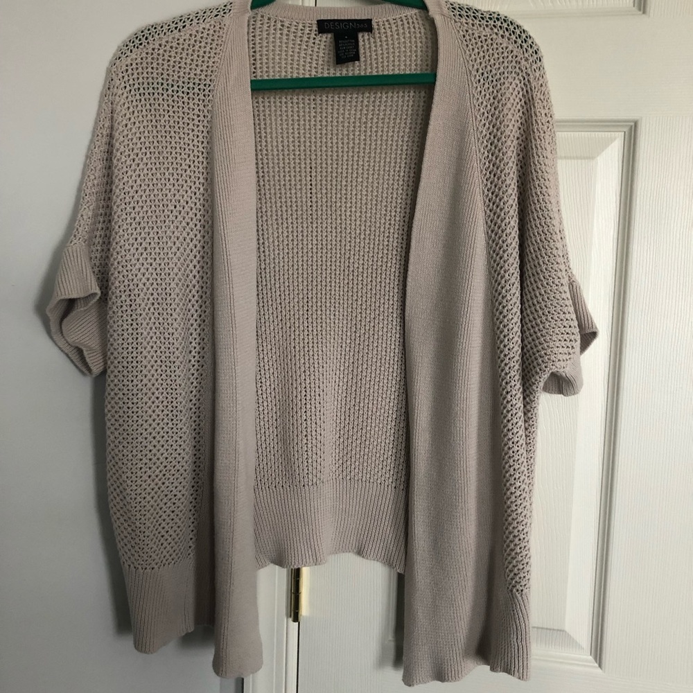 Crochet open sweater